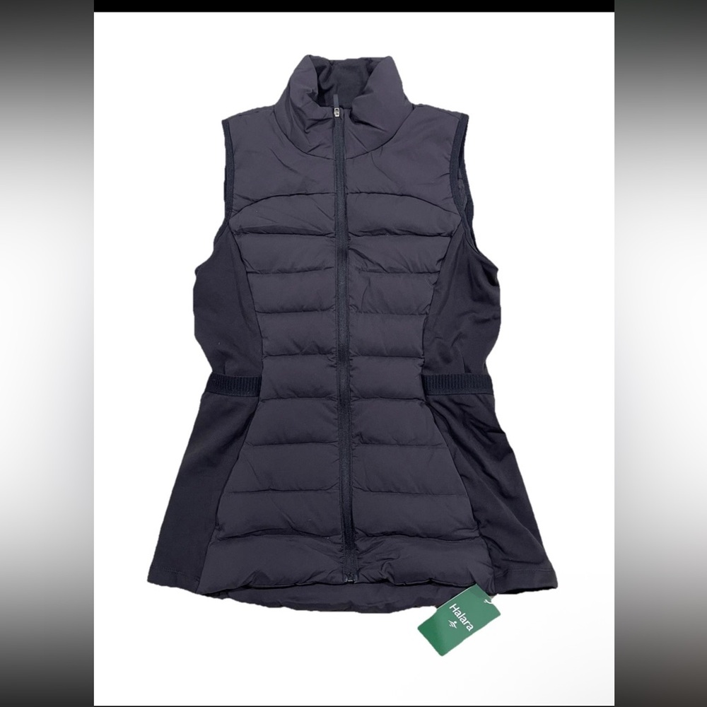 NWT HALARA down Puffer Vest size XS. Deep pockets on side. Warm and cozy!